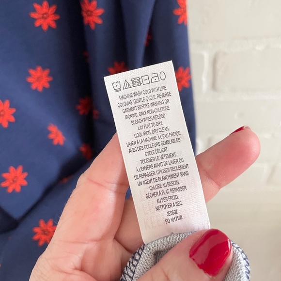 NWT Hatley Bella Tank Dress Navy Orange Floral Coastal Mod Coquette XL - Picture 8 of 8